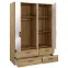 Szekrény Mokkaro  Moks838-M802 1d2lud4sz Homok/Tölgy Mauvella,5