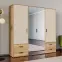 Szekrény Mokkaro  Moks845-M802  2d2lud4sz Homok/Tölgy Mauvella,15