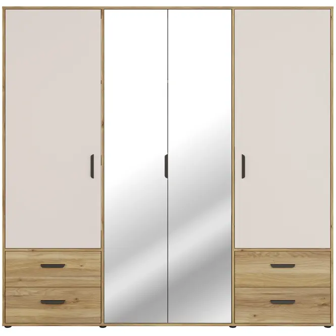 Szekrény Mokkaro  Moks845-M802  2d2lud4sz Homok/Tölgy Mauvella