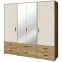 Szekrény Mokkaro  Moks846-M802  2d2lud6sz Homok/Tölgy Mauvella