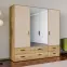 Szekrény Mokkaro  Moks846-M802  2d2lud6sz Homok/Tölgy Mauvella,15