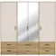 Szekrény Mokkaro  Moks846-M802  2d2lud6sz Homok/Tölgy Mauvella,4