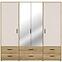 Szekrény Mokkaro  Moks846-M802  2d2lud6sz Homok/Tölgy Mauvella,4