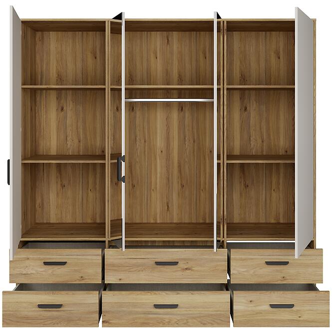 Szekrény Mokkaro  Moks846-M802  2d2lud6sz Homok/Tölgy Mauvella,5