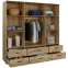Szekrény Mokkaro  Moks846-M802  2d2lud6sz Homok/Tölgy Mauvella,7