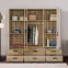 Szekrény Mokkaro  Moks846-M802  2d2lud6sz Homok/Tölgy Mauvella,8