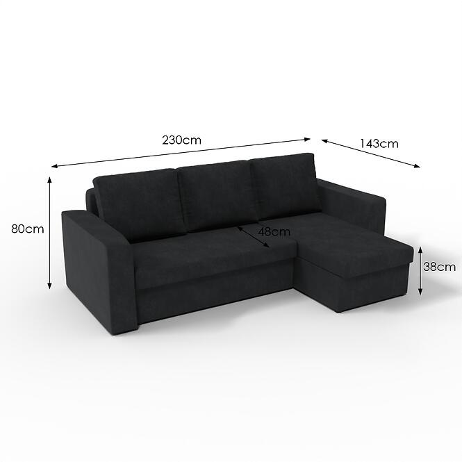 Sarokgarnitúra szett Krzyś-2 U Neve 100,6