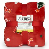 Karácsonyi pléd 130x170 cm piros