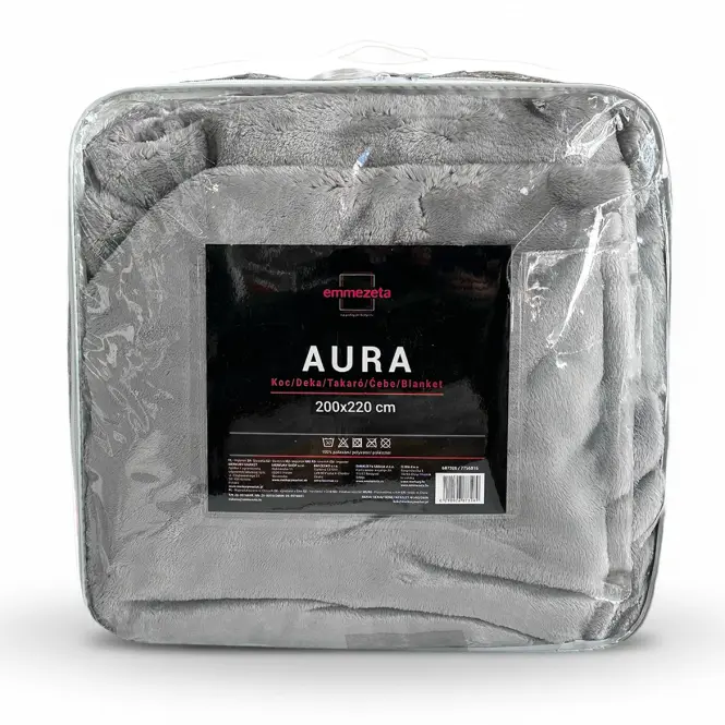 Aura pléd 200x220 cm szürke