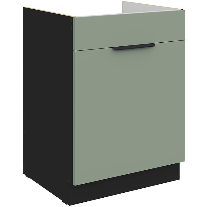 Konyhaszekrény Aria-Sa/Bl Anti Fingerprint 60zl 1s Bb