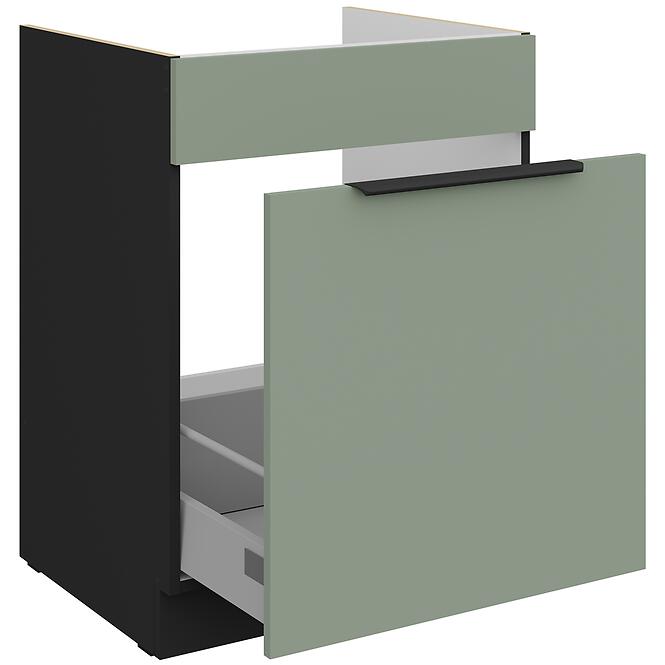 Konyhaszekrény Aria-Sa/Bl Anti Fingerprint 60zl 1s Bb,3