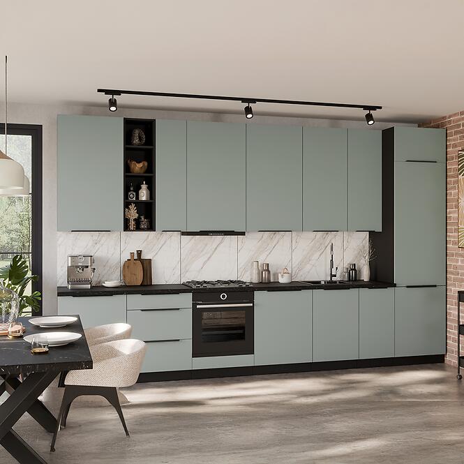 Konyhaszekrény Aria-Sa/Bl Anti Fingerprint 60zl 1s Bb,5