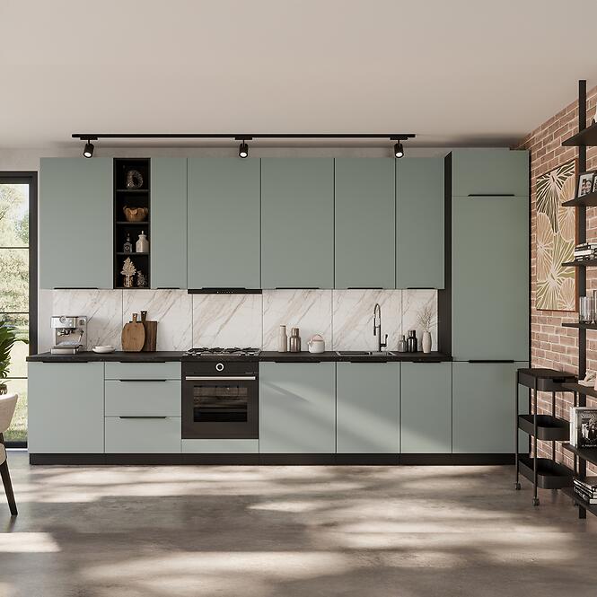 Konyhaszekrény Aria-Sa/Bl Anti Fingerprint 60zl 1s Bb,6