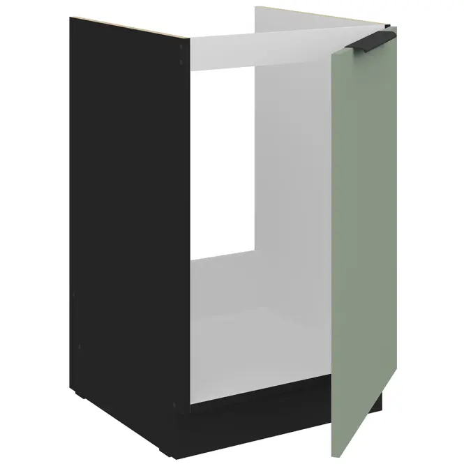 Konyhaszekrény Aria-Sa/Bl Anti Fingerprint 50zl 1f Bb,3