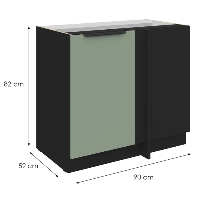 Konyhaszekrény Aria-Sa/Bl Anti Fingerprint 105 Nd 1f Bb