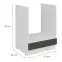 Konyhaszekrény Aria-Gr/Wh Anti Fingerprint 60dg Bb,2