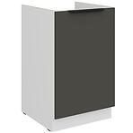 Konyhaszekrény Aria-Gr/Wh Anti Fingerprint 50zl 1f Bb