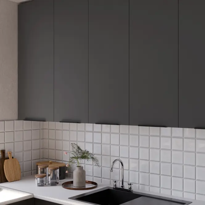 Konyhaszekrény Aria-Gr/Wh Anti Fingerprint 15d Cargo Bb