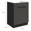Konyhaszekrény Aria-Gr/Bl Anti Fingerprint 60zl 1s Bb,2