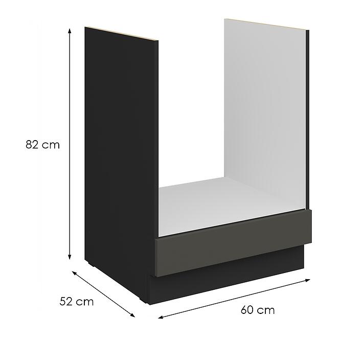 Konyhaszekrény Aria-Gr/Bl Anti Fingerprint 60dg Bb,2