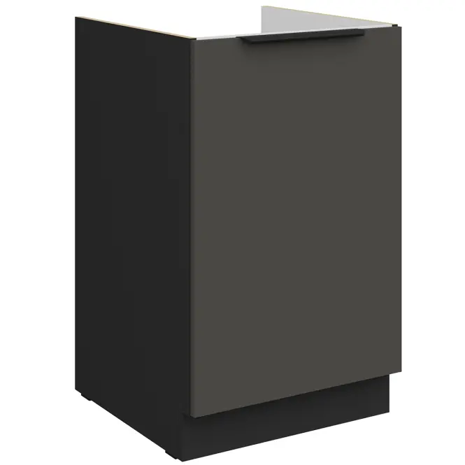 Konyhaszekrény Aria-Gr/Bl Anti Fingerprint 50zl 1f Bb