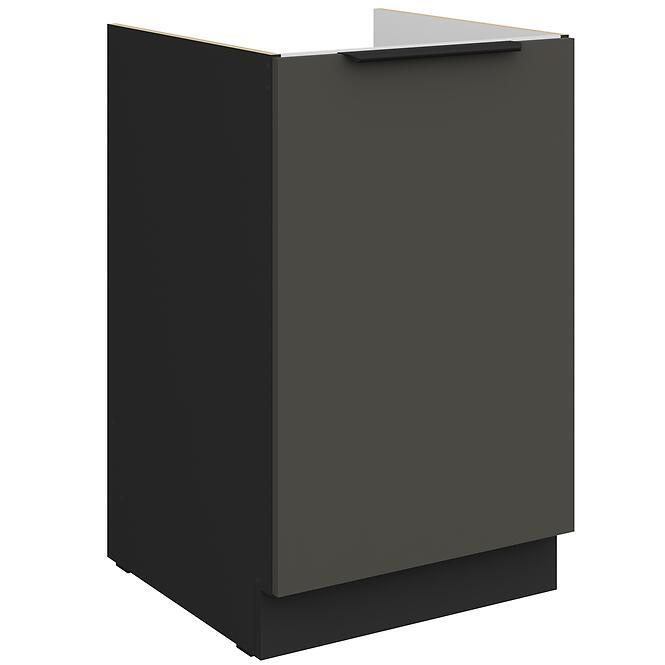 Konyhaszekrény Aria-Gr/Bl Anti Fingerprint 50zl 1f Bb