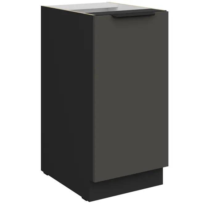 Konyhaszekrény Aria-Gr/Bl Anti Fingerprint 40d 1f Bb