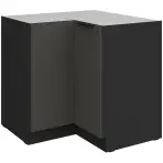 Konyhaszekrény Aria-Gr/Bl Anti Fingerprint 90x90 Dn 2f Bb