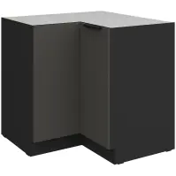 Konyhaszekrény Aria-Gr/Bl Anti Fingerprint 90x90 Dn 2f Bb