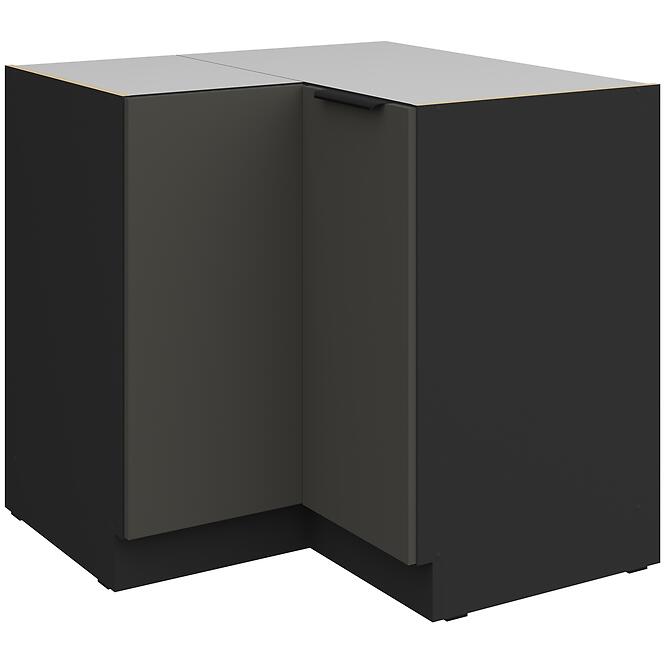 Konyhaszekrény Aria-Gr/Bl Anti Fingerprint 90x90 Dn 2f Bb