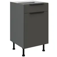 Konyhaszekrény Aria-Gr/Ant Anti Fingerprint 50d 1f 1s Bb