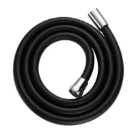 Zuhanycső szilikon Fit Black 150 cm fekete