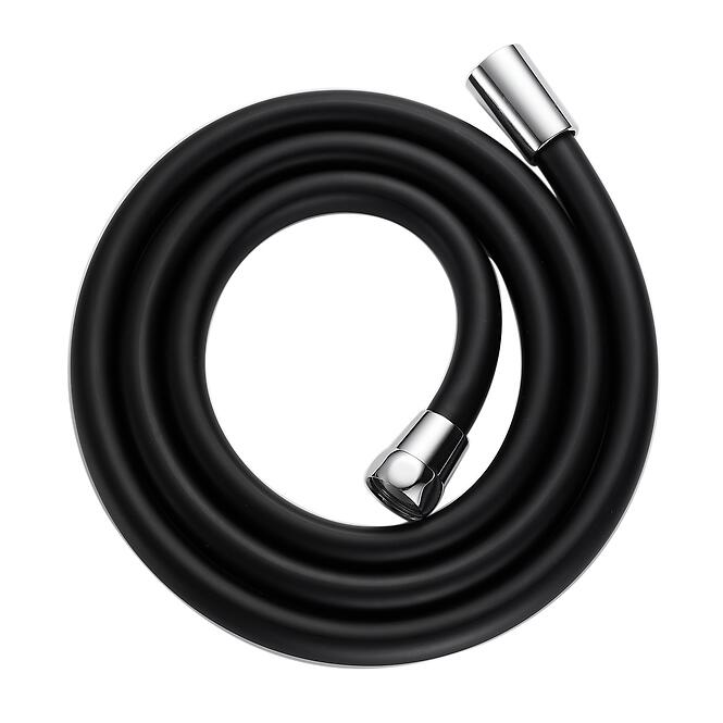 Zuhanycső szilikon Fit Black 150 cm fekete