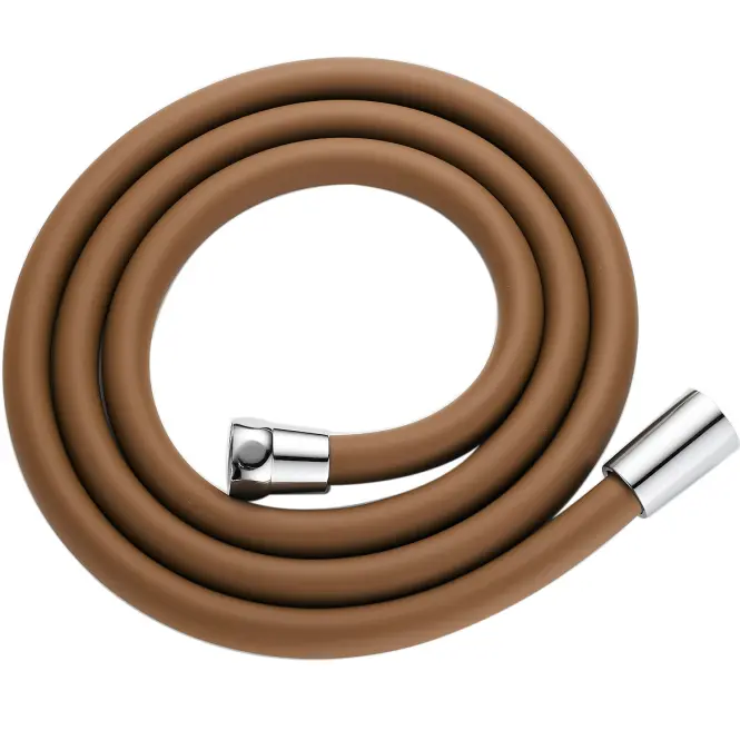 Zuhanycső szilikon Fit Brown 150 cm barna