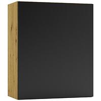 Konyhaszekrény Cosmo Isabel W60 P/L Fekete borsó/Tölgy Artisan