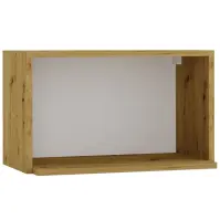 Konyhaszekrény Cosmo Isabel Wo60 Mv Fekete borsó/Tölgy Artisan