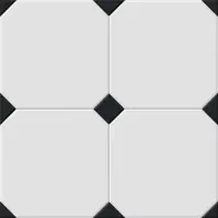 Csempe Avigion Black-white 58/58