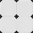 Csempe Avigion Black-white 58/58