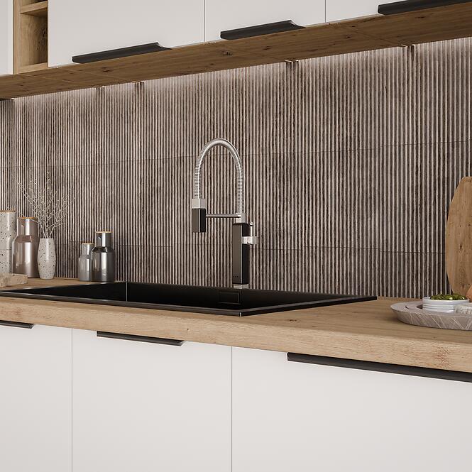 Konyhaszekrény Aria-Wh/Ar Anti Fingerprint 50d 1f 1s Bb