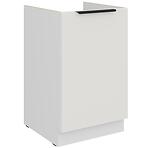 Konyhaszekrény Aria-Wh/Wh Anti Fingerprint 50zl 1f Bb