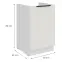 Konyhaszekrény Aria-Wh/Wh Anti Fingerprint 50zl 1f Bb,2