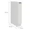 Konyhaszekrény Aria-Wh/Wh Anti Fingerprint 15d Cargo Bb,2