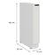 Konyhaszekrény Aria-Wh/Wh Anti Fingerprint 15d Cargo Bb,2