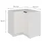 Konyhaszekrény Aria-Wh/Wh Anti Fingerprint 90x90 Dn 2f Bb,2