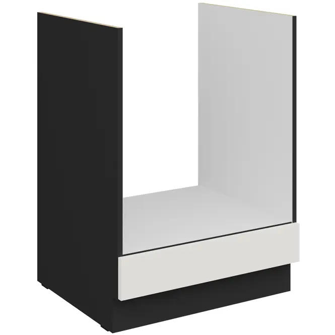 Konyhaszekrény Aria-Wh/Bl Anti Fingerprint 60dg Bb