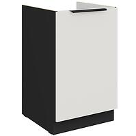 Konyhaszekrény Aria-Wh/Bl Anti Fingerprint 50zl 1f Bb