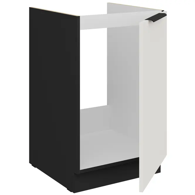 Konyhaszekrény Aria-Wh/Bl Anti Fingerprint 50zl 1f Bb
