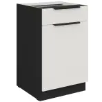 Konyhaszekrény Aria-Wh/Bl Anti Fingerprint 50d 1f 1s Bb