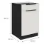 Konyhaszekrény Aria-Wh/Bl Anti Fingerprint 50d 1f 1s Bb,2