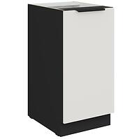 Konyhaszekrény Aria-Wh/Bl Anti Fingerprint 40d 1f Bb
